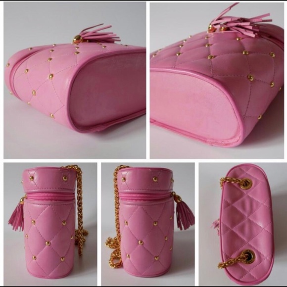 Pink Leather Escada Bag - Picture 2 of 4